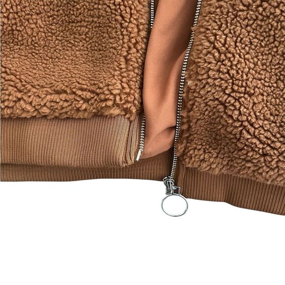 WeWoreWhat Sherpa Teddy Bomber Jacket - Picture 3 of 9